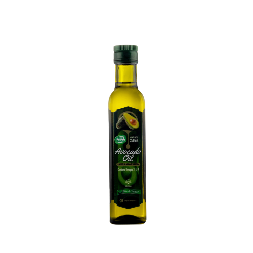 Botella de aceite de aguacate